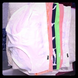 NWT Victoria Secret Pink Hipster Panties Medium